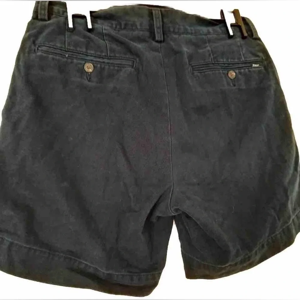 POLO RALPH LAUREN NAVY BLUE WALK SHORTS FLAT FRONT 29 COLLEGE FALL PREPPY